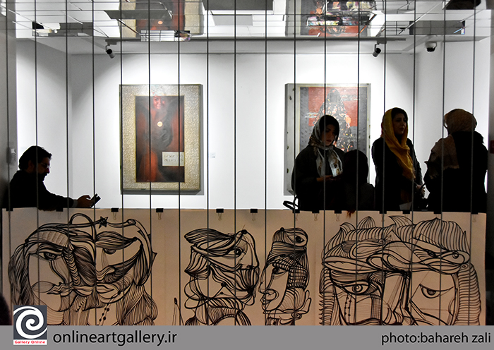 گزارش تصویری نمایشگاه گروهی "روایت سوم شخص" در گالری ثالث